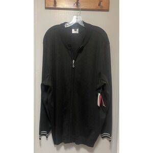 Cintas Uniform Black Full Zip Sweater 2XLT   NWT